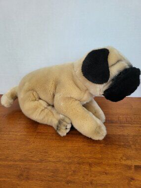 Pug Puppy Dog Plush Realistic 13" Stuffed Toys R Us Exclusive Animal Alley T1